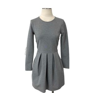 Aritzia Talula Tartine Gray Fit Flare Dress